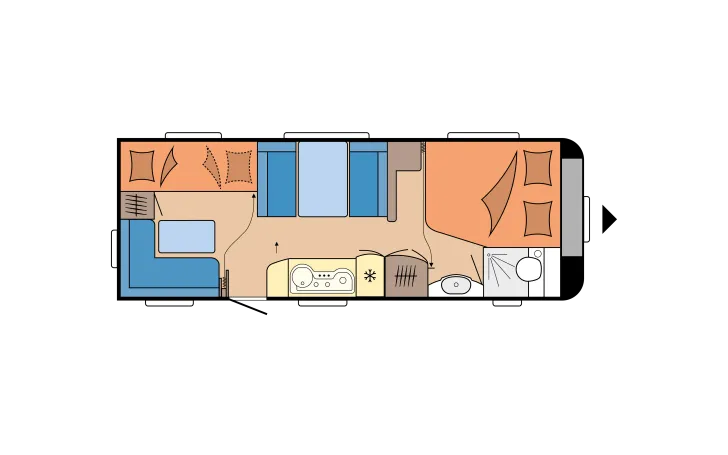 Grundriss Tag Hobby DE LUXE EDITION 650 KMFe