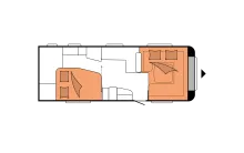 Grundriss Nacht Hobby Prestige 660 WFC