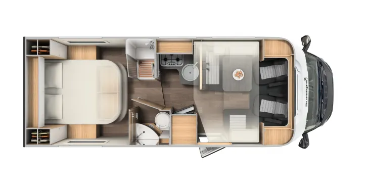 Grundriss Tag Sunlight T 69L Adventure Edition