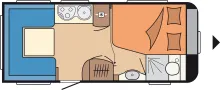 Grundriss Tag Hobby Excellent 495 UFe