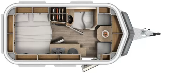 Tagesgrundriss Hymer Eriba Touring 430