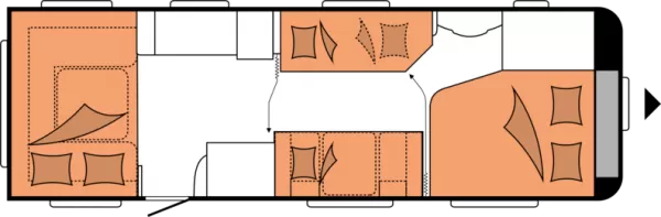 Nachtgrundriss Hobby Prestige 720 UKFe