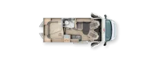 Grundriss Nacht Malibu Van Comfort 600 DB Vollausstattung! -17.000 €
