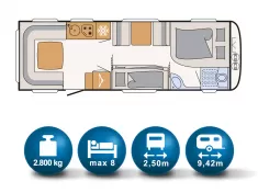 Bild 2 Dethleffs CAMPER 730 FKR