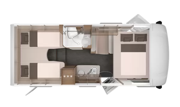 Nachtgrundriss Knaus L!VE I 650 MEG
