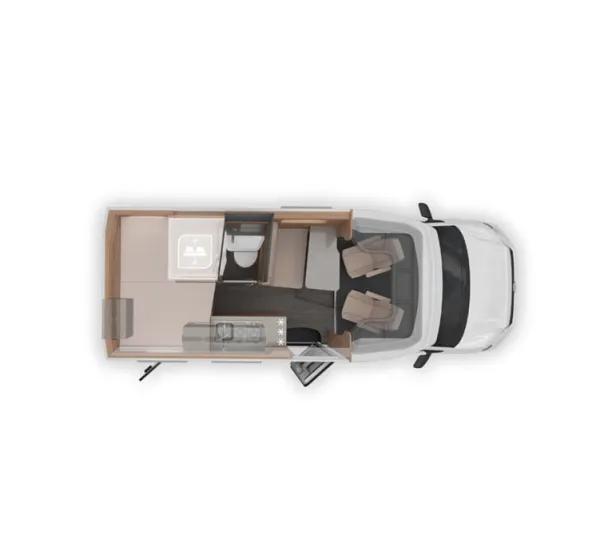 Tagesgrundriss Knaus Tourer CUV 500 MQ CUVISION