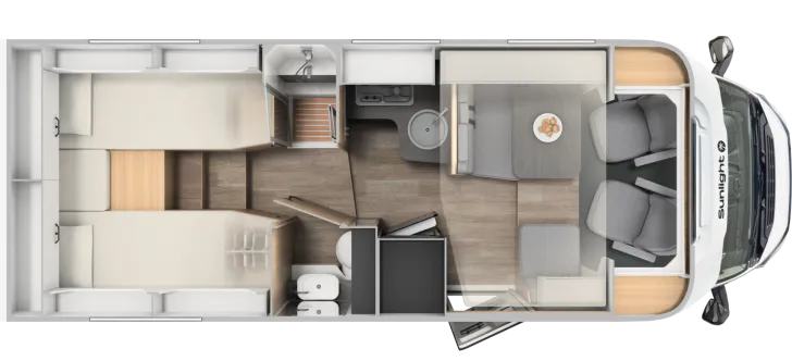 Grundriss Tag Sunlight T 68 Digital & Safety Paket