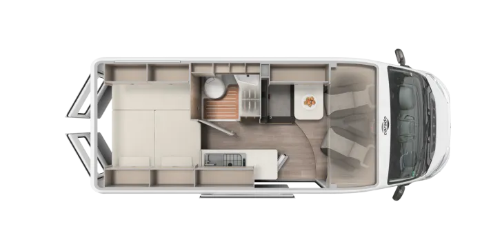 Grundriss Tag Carado CV 600 PRO