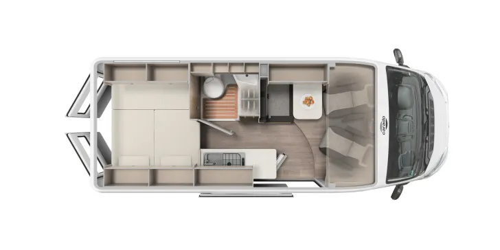 Grundriss Tag Carado CV 600 PRO