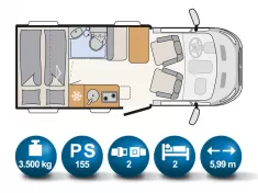 Bild 12 Dethleffs GLOBEBUS GO T 15