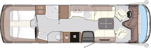 Tagesgrundriss Concorde Charisma 915 LSI