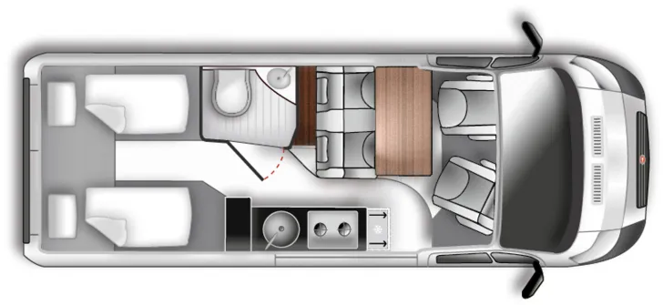 Fahrzeugbild Westfalia Amundsen 640 E Dachklima - Rollerträger - AHK #2