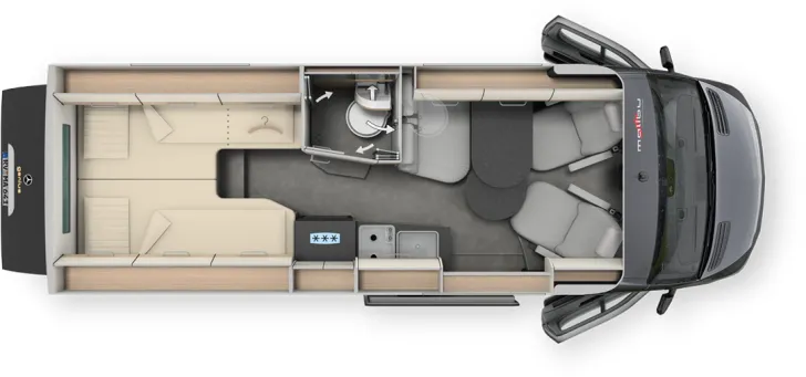 Grundriss Tag Malibu genius 641 LE