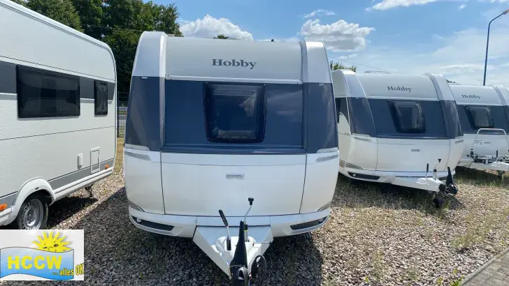 Frontal Vorne Hobby De Luxe 490 KMF Auflastung 1.800 kg