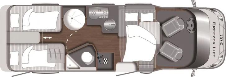 Fahrzeugbild LMC Breezer Lift H 737 G Euro 6 Automatik- SAT- Solar- Lithium 150A #2