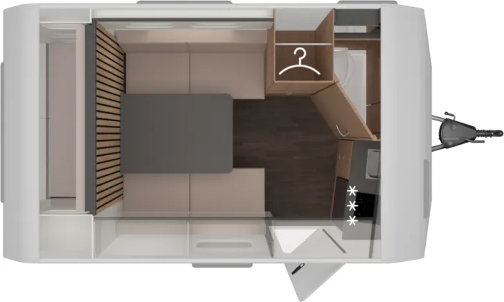 Grundriss Tag Knaus Yaseo 340 PX