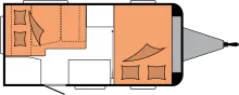 Grundriss Nacht Hobby OnTour 390 SF