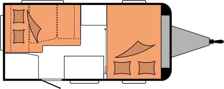Grundriss Nacht Hobby OnTour 390 SF