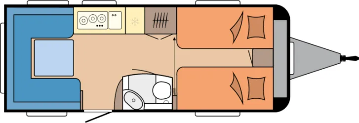 Grundriss Tag Hobby De Luxe 540 UL