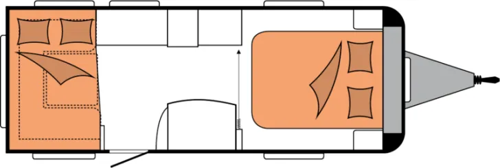 Grundriss Nacht Hobby Excellent Edition 540 UFf Fußbodenerwärmung