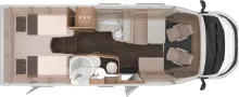 Grundriss Tag Knaus L!VE TI 700 MEG
