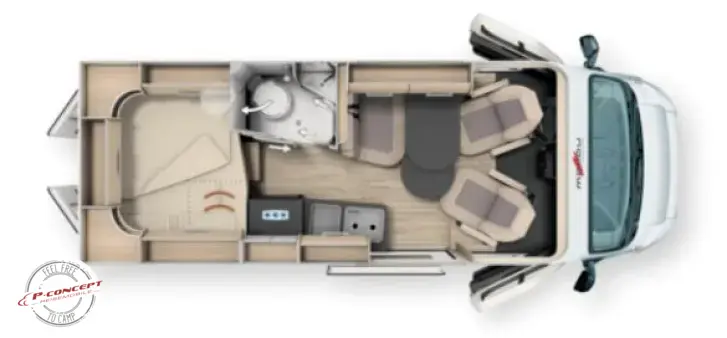 Grundriss Tag Malibu Van Diversity 600 DB K *junger Gebrauchtwagen*