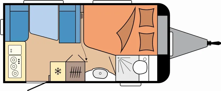 Grundriss Tag Hobby De Luxe 400 SFe*AUFLASTUNG*AMBIENTE