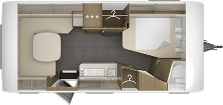 Grundriss Tag Tabbert Cazadora 490 TD 2.3