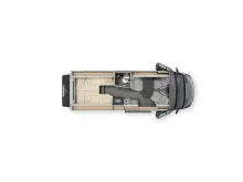 Grundriss Tag Malibu genius 641 LE Dieselheizung, Auszug Garage