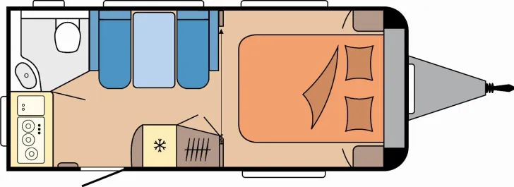 Grundriss Tag Hobby De Luxe 460 SFf - JETZT BESTELLEN!