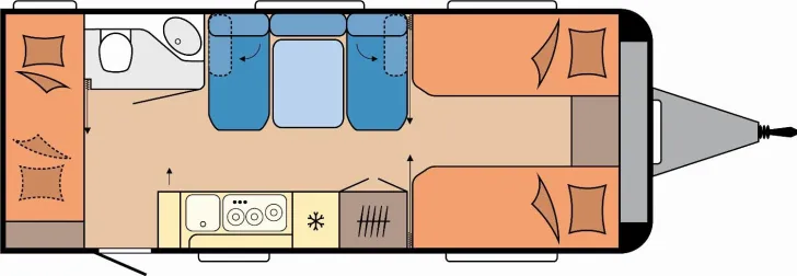 Grundriss Tag Hobby Maxia 595 KML - JETZT BESTELLEN!
