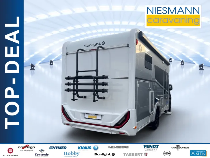 Fahrzeugbild Sunlight T 66S Adventure Edition Chassisfarbe schwarz*Hubbett #4