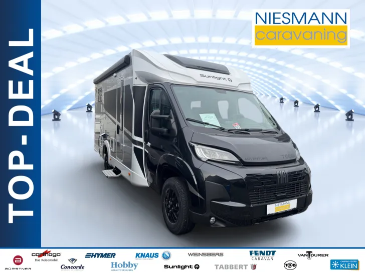 Fahrzeugbild Sunlight T 66S Adventure Edition Chassisfarbe schwarz*Hubbett #3