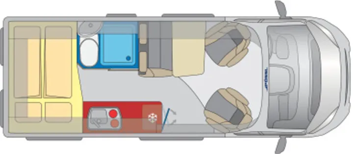 Grundriss Tag Pössl Trenta 600 Citroen 140 PS Ab November 2026