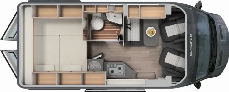Grundriss Tag Sunlight Cliff 4x4 Greentrek 590 Neues Modell