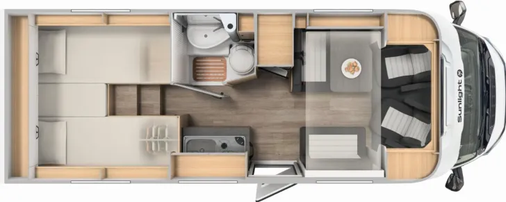 Grundriss Tag Sunlight Adventure V 67S Sondermodell IC Line