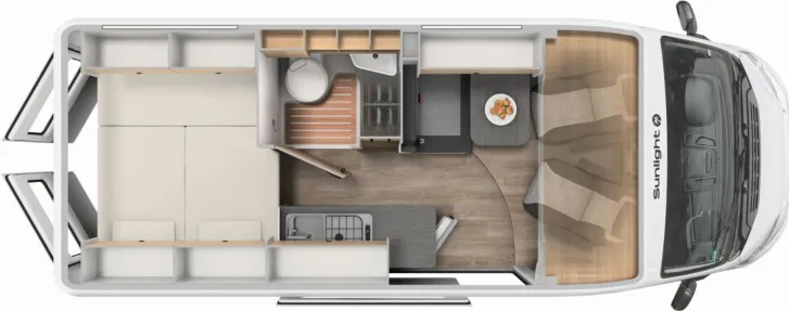 Grundriss Tag Sunlight Cliff 600 Verfügbar ab November 2026