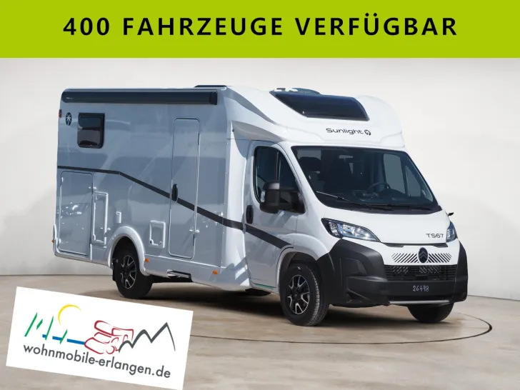 Fahrzeugbild Sunlight TS 67, Markise & Radtr., Hubbett, 5. Sitzplatz #1