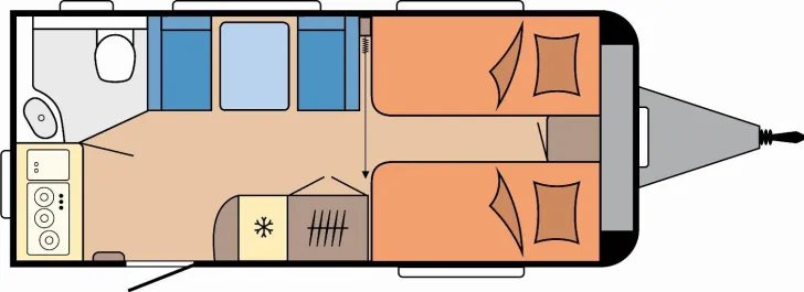 Grundriss Tag Hobby Excellent 460 SL *SONDERPREIS*M26*1500KG