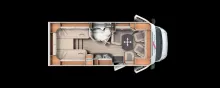 Grundriss Tag Carthago c-tourer T 143 LE Automatik, Sat, Solar