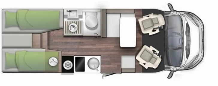 Grundriss Tag Forster T F699 EB Einzelstück-TOP Ausstattung-TV-Markise