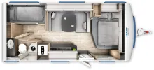 Grundriss Tag Fendt Apero Activ 560 SKM Lagerfahrzeug Mod. 27!