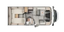 Grundriss Tag Carado T 328 ACC / Markise / Li-batterie