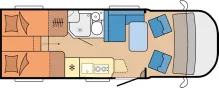 Grundriss Tag Hobby OnTour C 680 GE