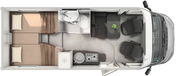 Tagesgrundriss Hymer Exsis-t 474